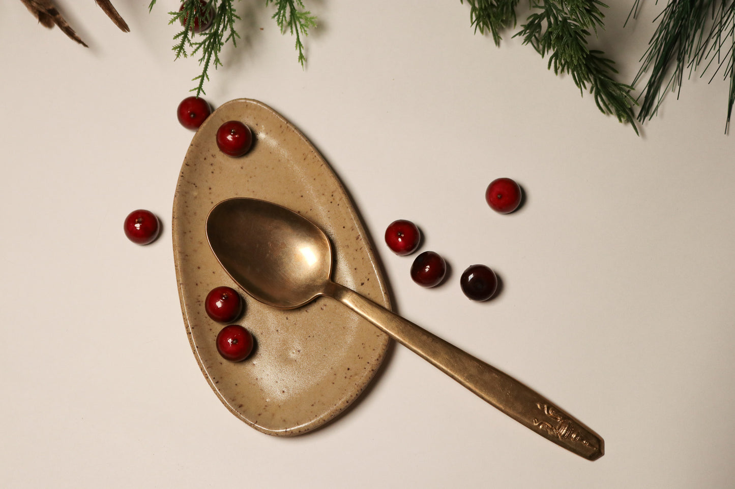 Small Pebble Plate - Stone