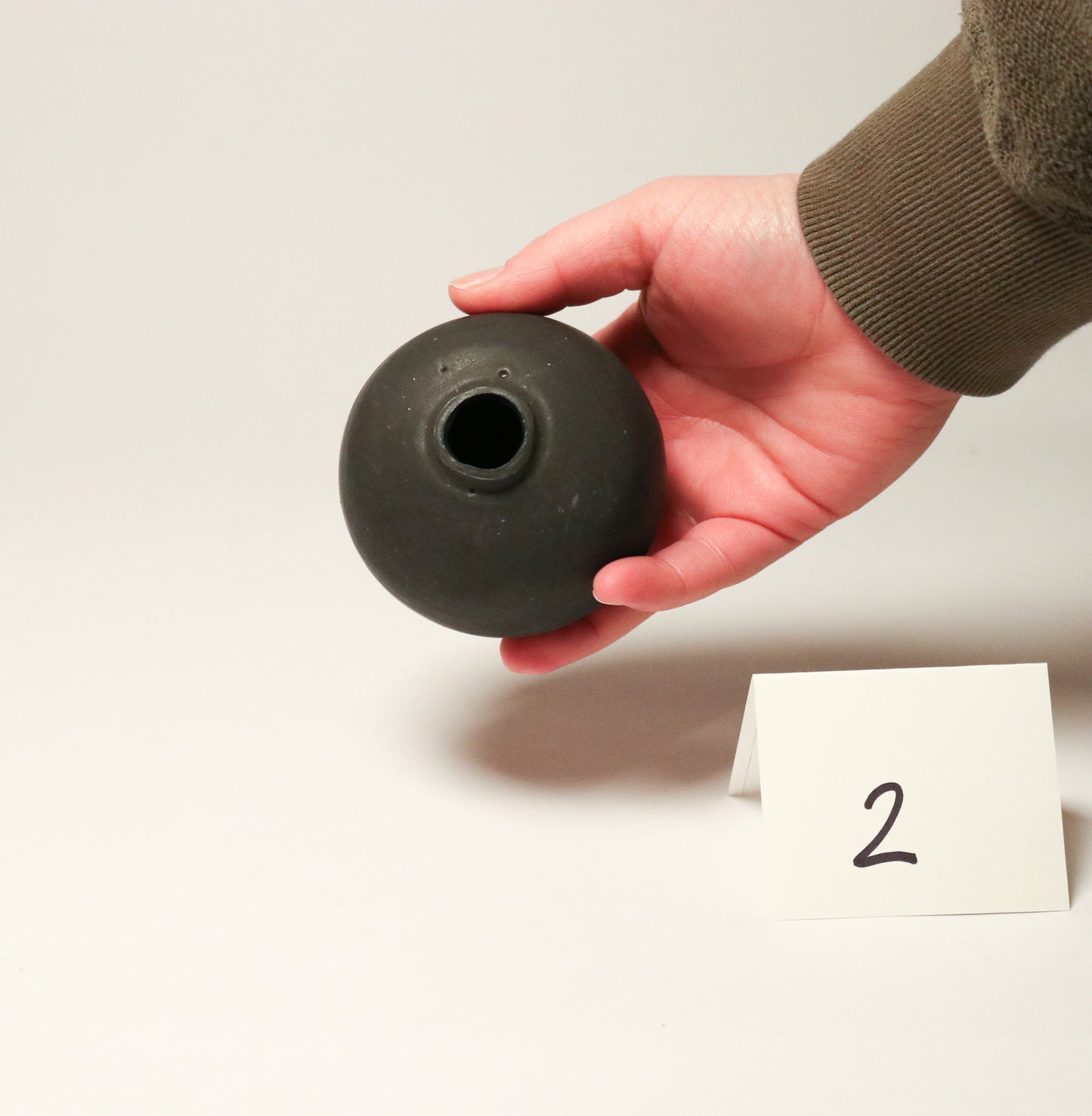 Bud Vase - Matte Black 2