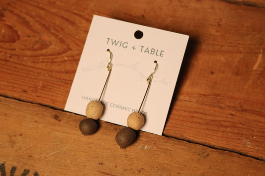 Clay Bead Earring - 007