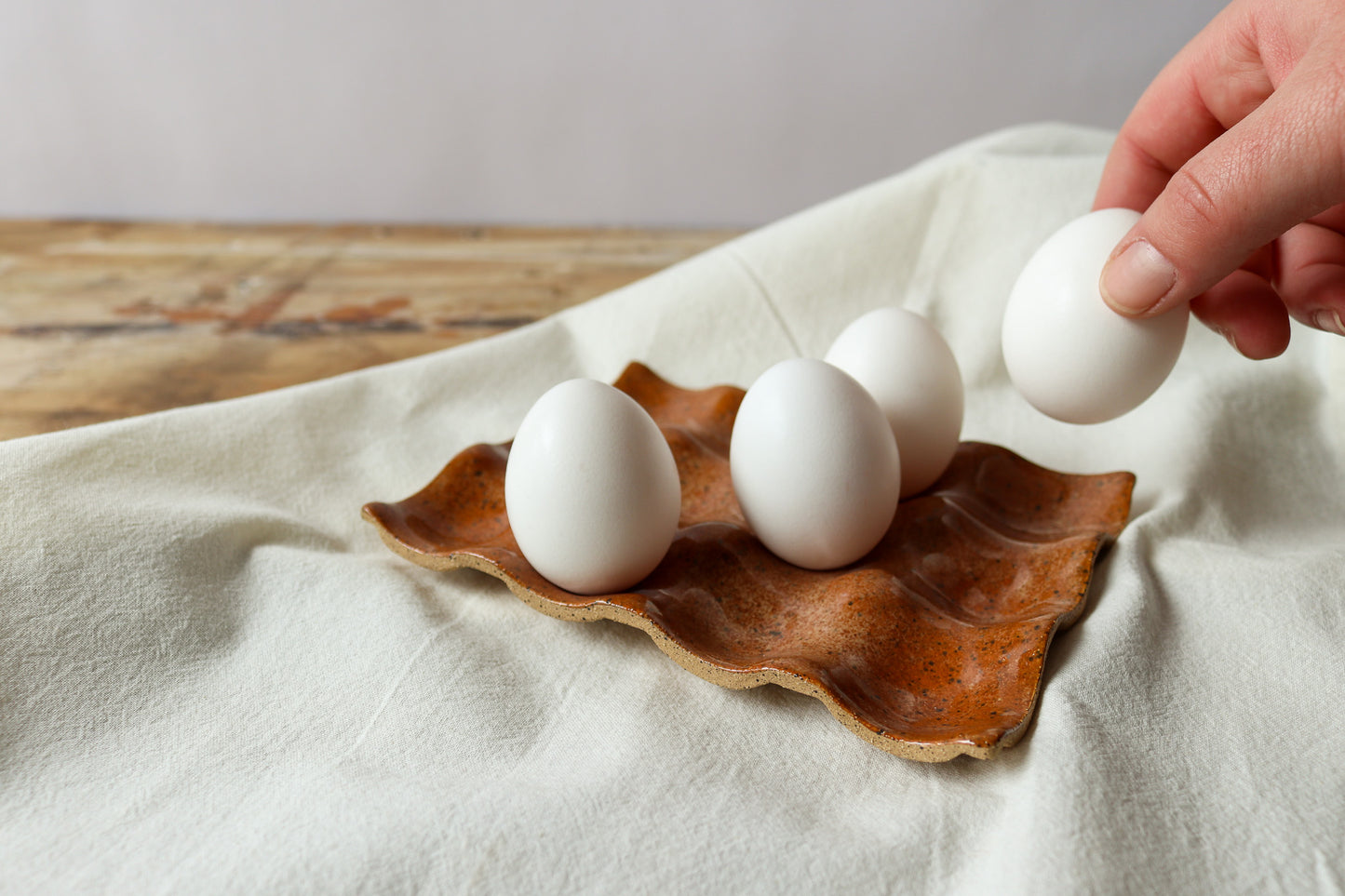 Ceramic Egg Tray - 2