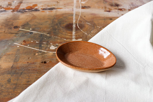 Small Oval Amuse Dish - Shino