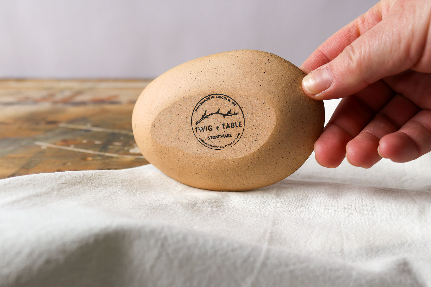 Small Oval Amuse Dish - Shino