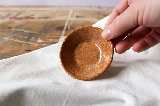 Small Round Amuse Dish - Shino