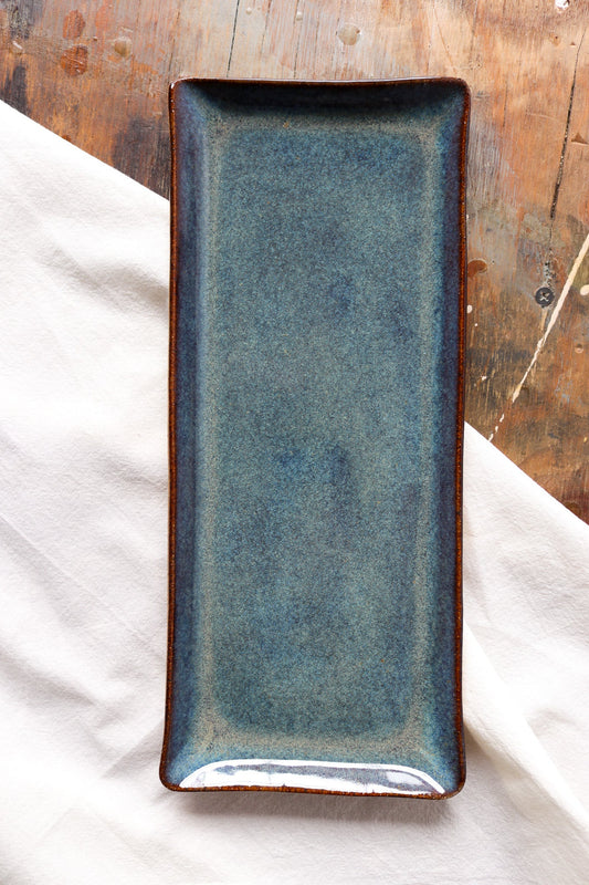 Skinny Rectangle Platter - BlueDenim