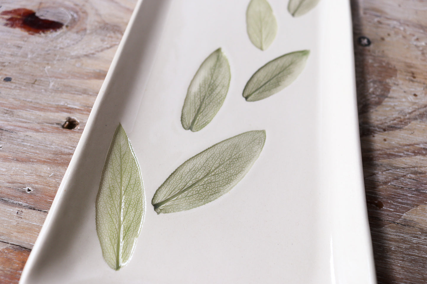 Skinny Rectangle Platter - Dancing Sage 1