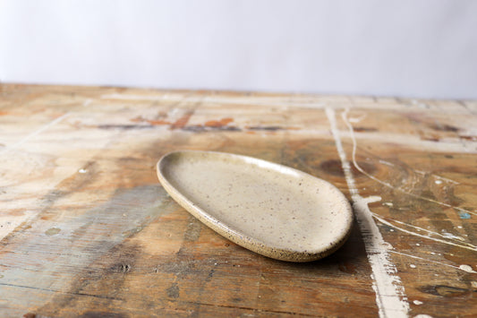 Small Pebble Plate - Stone