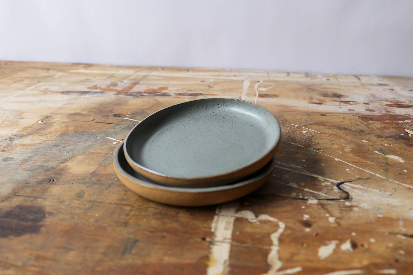 Appetizer Plate - Green/Gray
