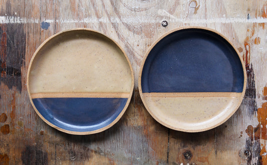 Appetizer Plate - Split Navy 2