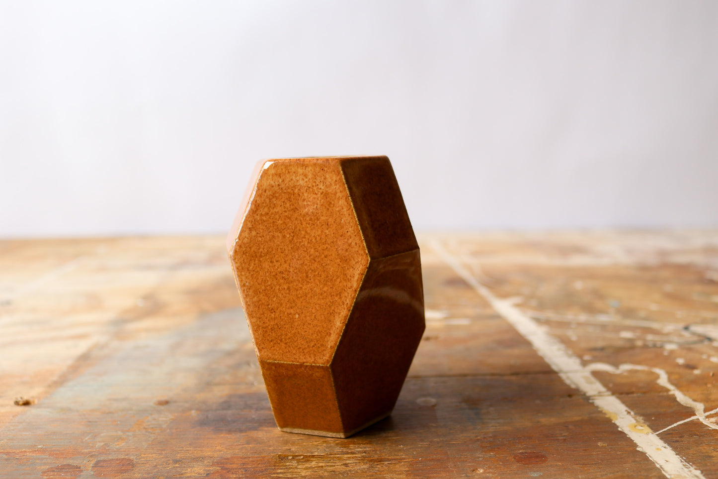 Small Geometric Vase - Shino PLANTER