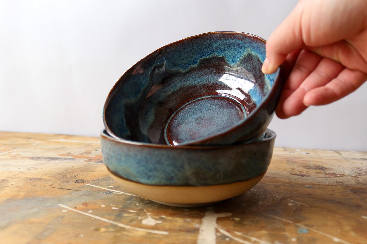 Bowl - Drippy Denim