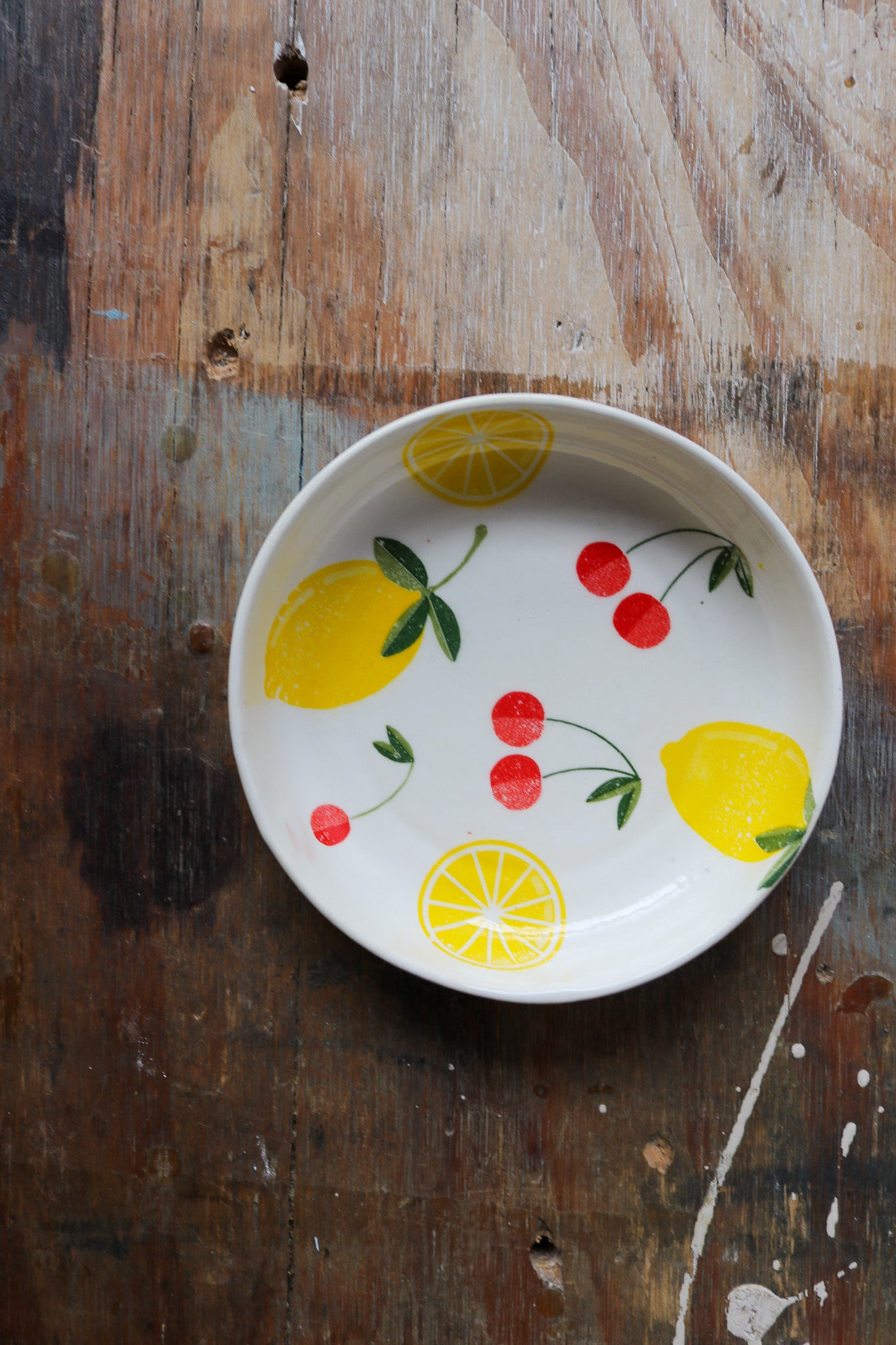 Cherries + Lemons Tiny Dish