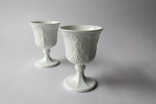 Milk Glass Goblet