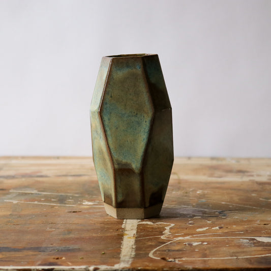 Medium Geo Vase - Patina