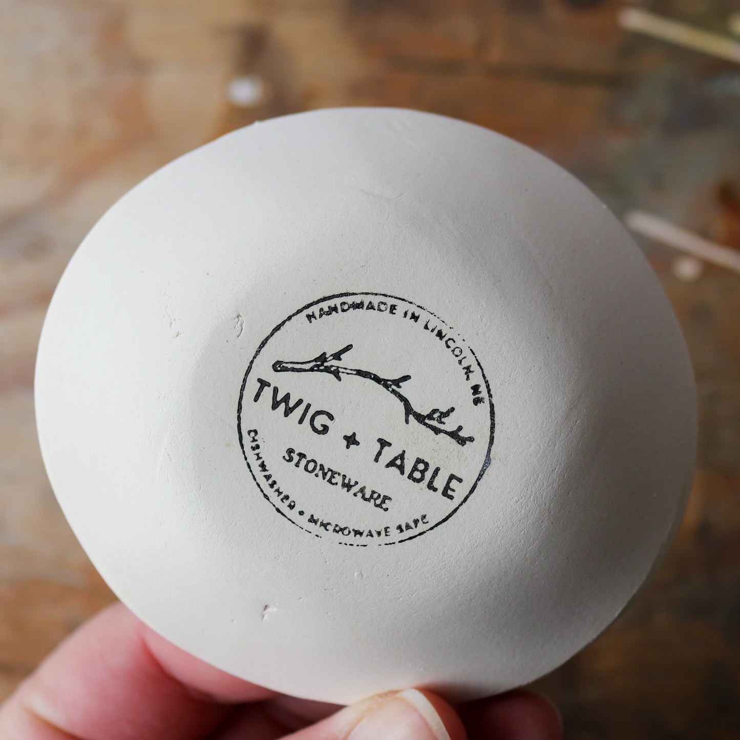 Small Oval Trinket Dish - 3 Sage imprint