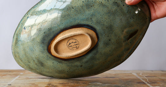 Wide Oblong Decorative Bowl