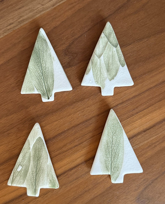Sage Imprint Tree Magnets