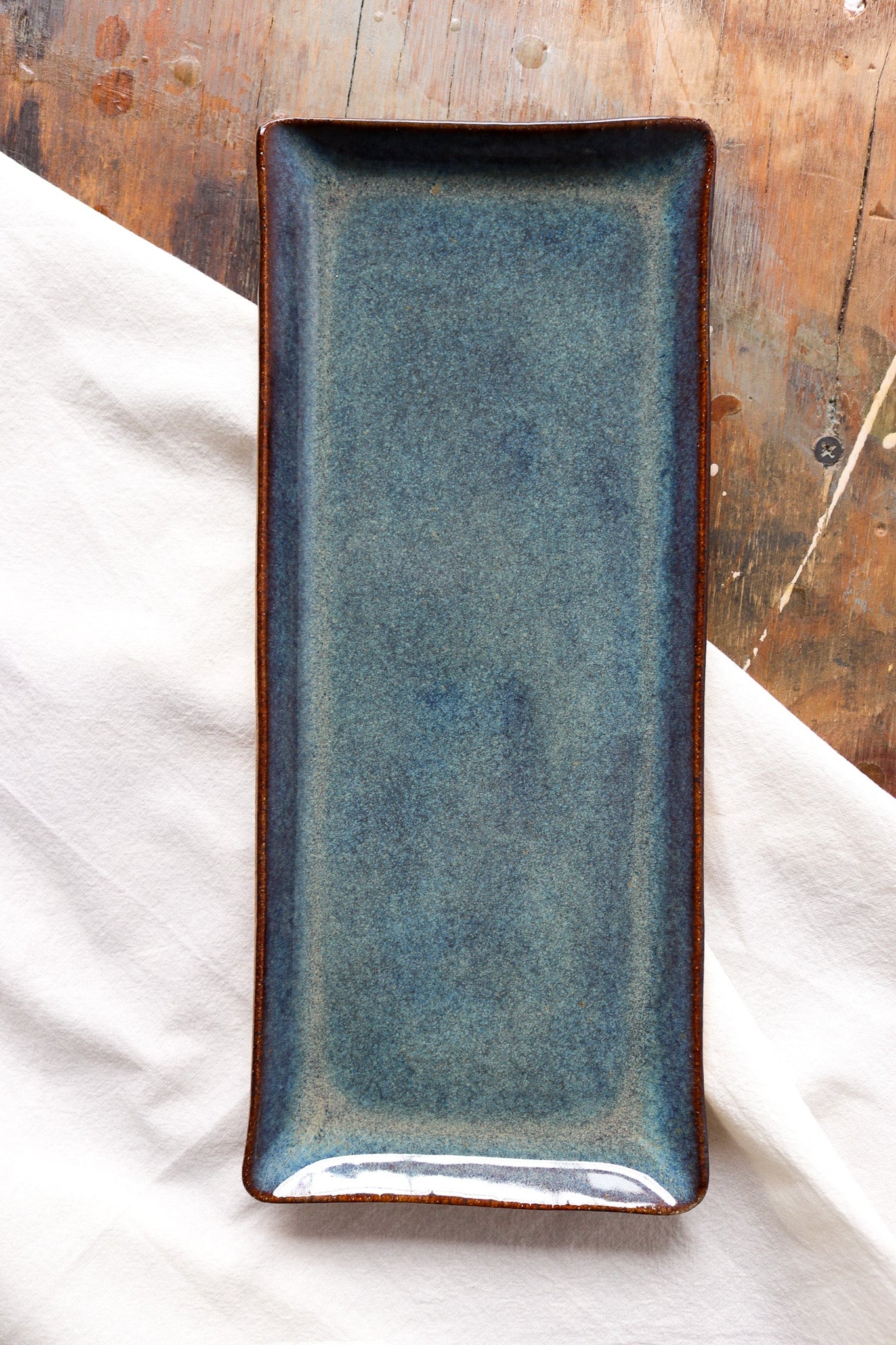 Skinny Rectangle Platter - BlueDenim