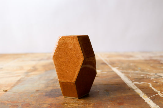 Small Geometric Vase - Shino PLANTER