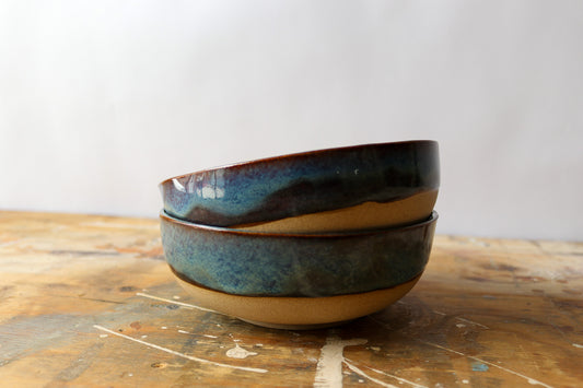 Bowl - Green Denim