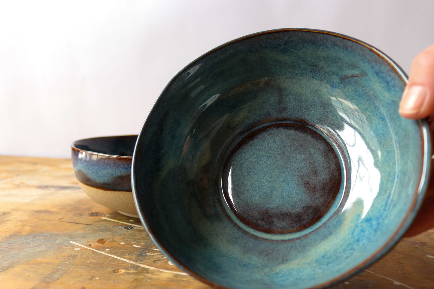 Bowl - Green Denim
