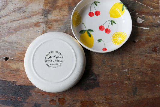 Cherries + Lemons Tiny Dish