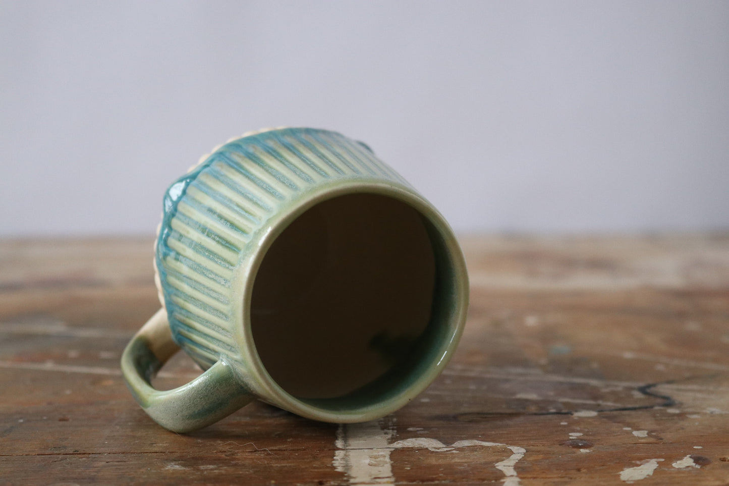 PRESALE: 12 oz Mug - Teal Drip