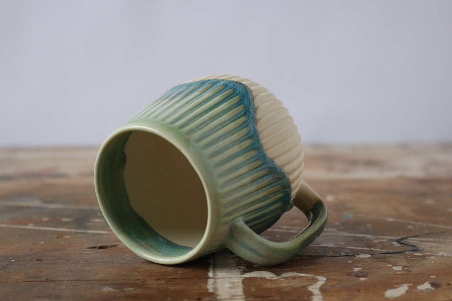 PRESALE: 12 oz Mug - Teal Drip