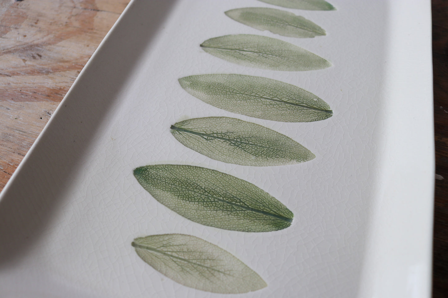 Large Rectangle Platter - 7 Sage