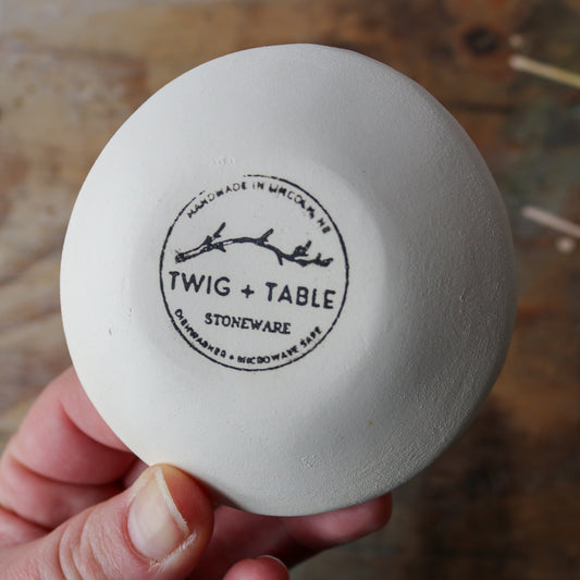 Small Oval Trinket Dish - 5 Sage imprint