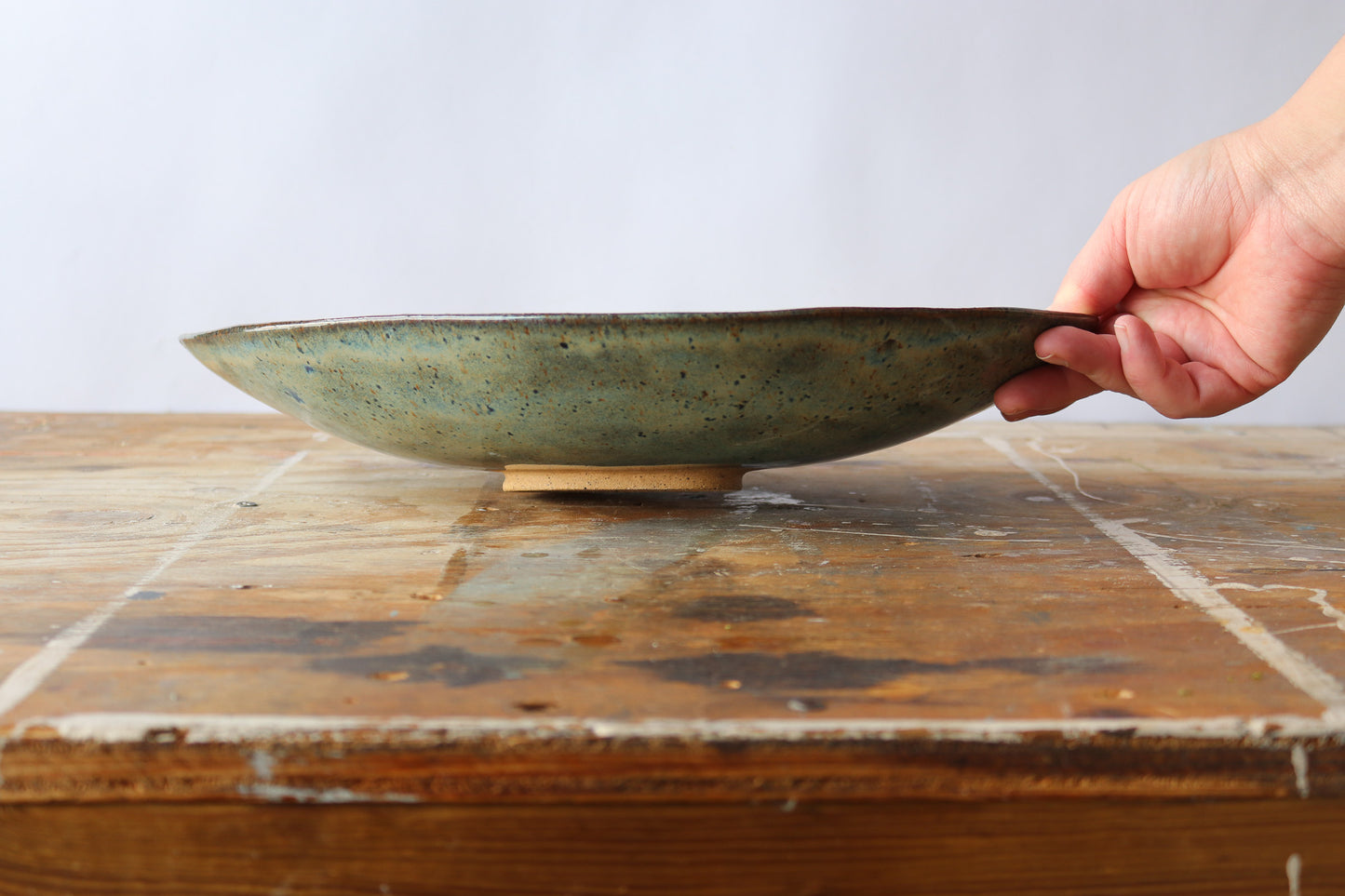 Wide Oblong Decorative Bowl