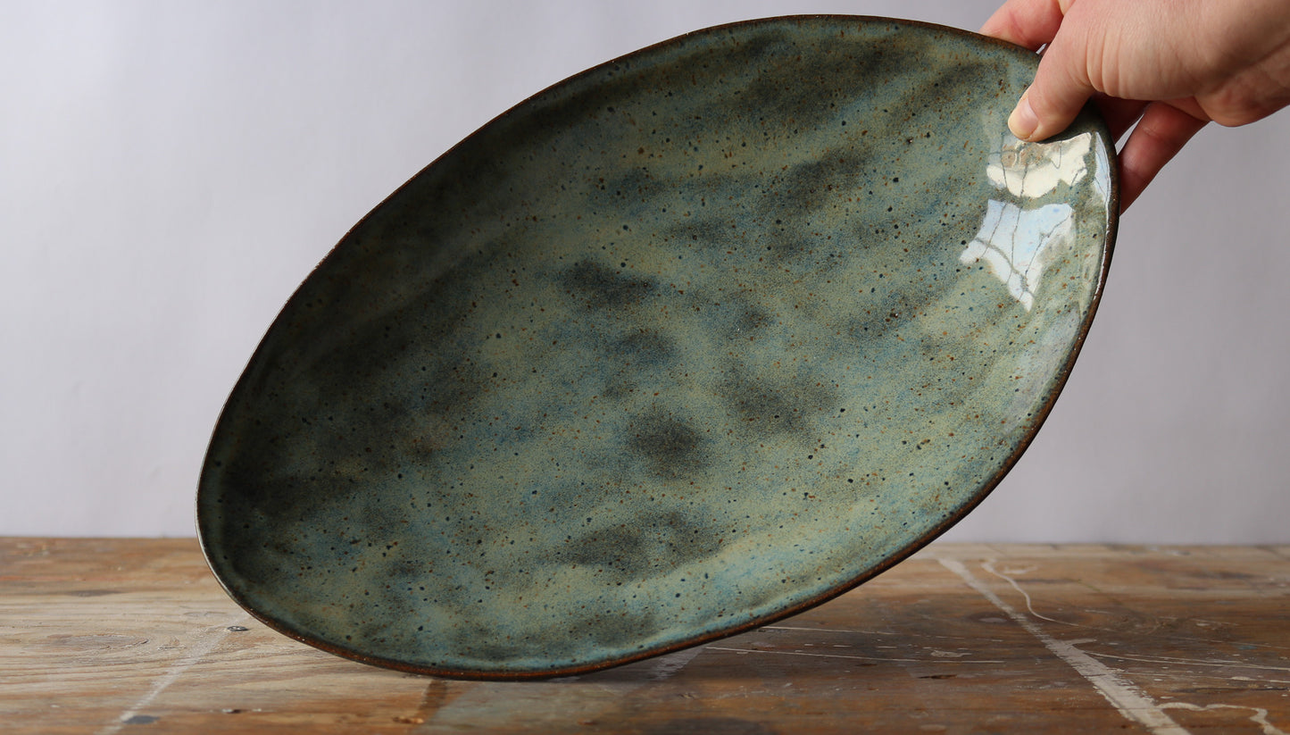 Wide Oblong Decorative Bowl